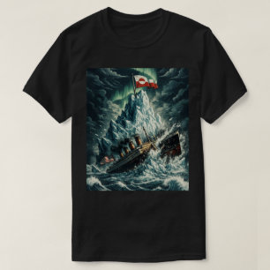 Camiseta Manos Fuera de la Defensa Ártica de Groenlandia