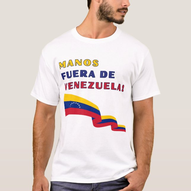 Camiseta Manos Fuera De Venezuela (Anverso)