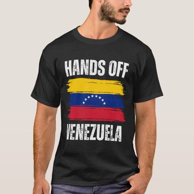 Camiseta Manos Fuera de Venezuela (Anverso)
