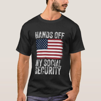 Camiseta Manos Fuera Seguridad Social Patriótico