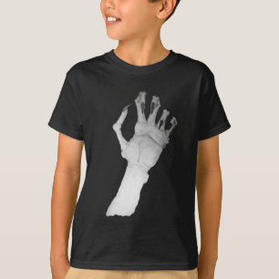 Camiseta manos knarled monstruo horrible asustadizo