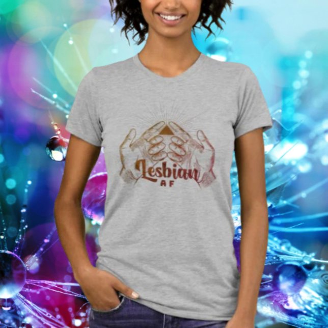 Camiseta Manos mágicas lesbianas AF (Subido por el creador)