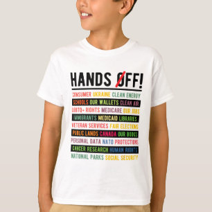 Camiseta Manos Off Bruh Medicaid Medicare Seguridad Social