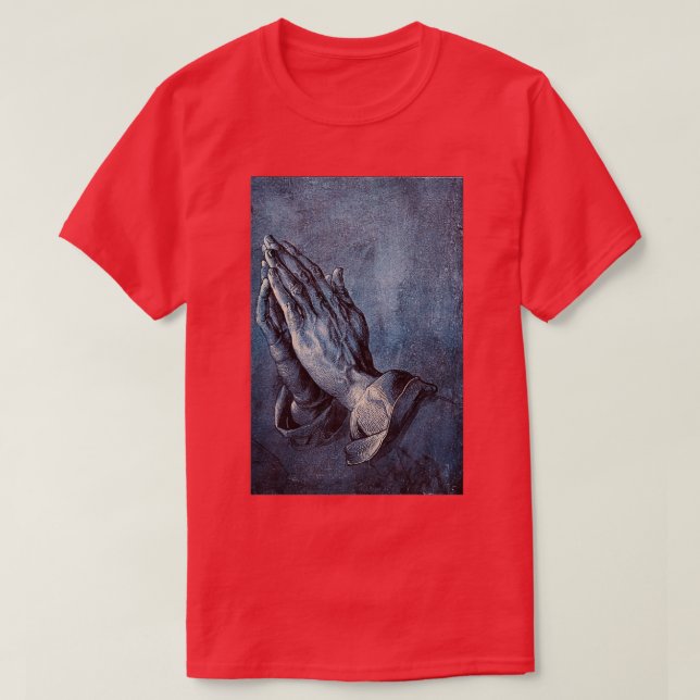 Camiseta Manos rezando Albrecht Durer (Diseño del anverso)