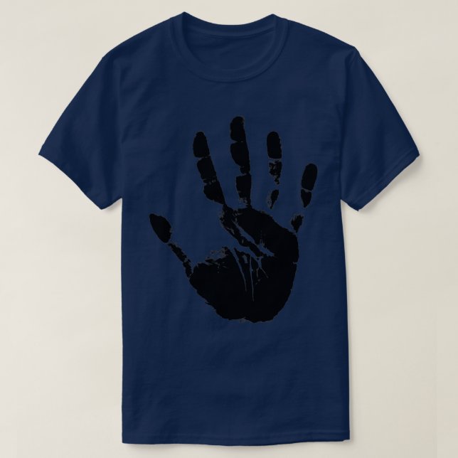 Camiseta Manos salpicadas (Diseño del anverso)