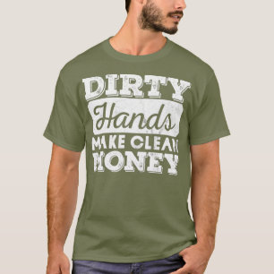 Camiseta Manos sucias y angustiadas de época limpian mucho