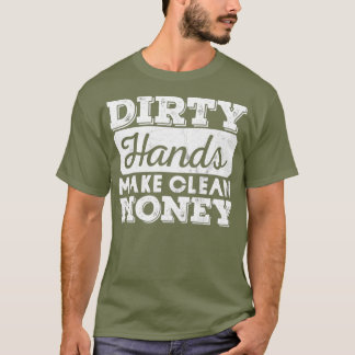 Camiseta Manos sucias y angustiadas de época limpian mucho