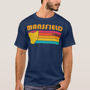 Camiseta Mansfield Ohio Vintage Distresage Souvenir