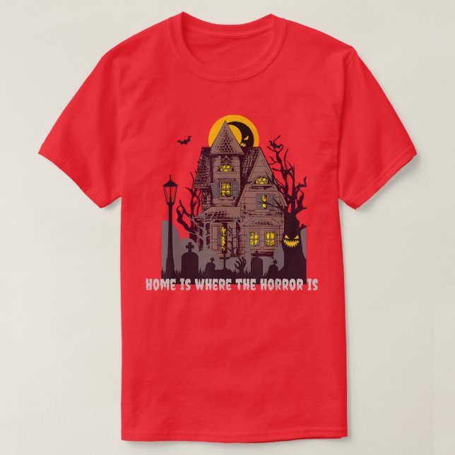 Camiseta Mansión de horror perdida con disfraz de Bats Hall (Diseño del anverso)