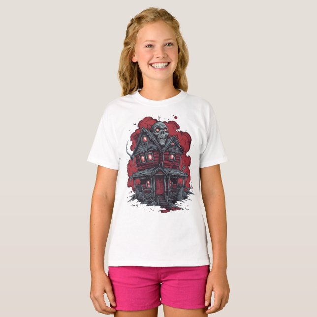 Camiseta Mansión en la cima del cielo: Una pesadilla desata (Anverso completo)