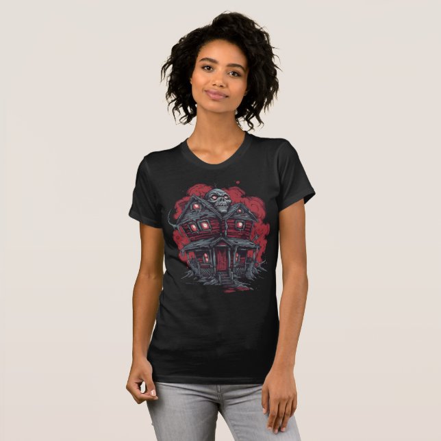 Camiseta Mansión en la cima del cielo: Una pesadilla desata (Anverso completo)
