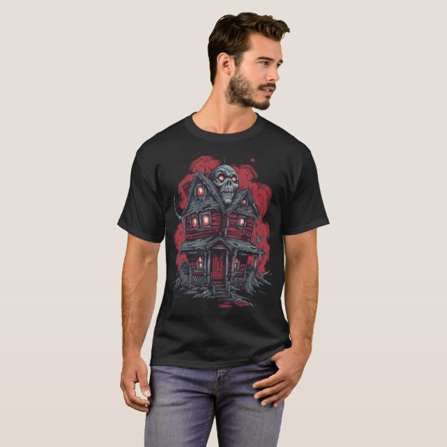 Camiseta Mansión en la cima del cielo: Una pesadilla desata (Anverso completo)