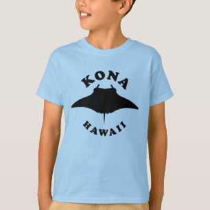 Camiseta Manta Ray buceando en Kona, Hawaii