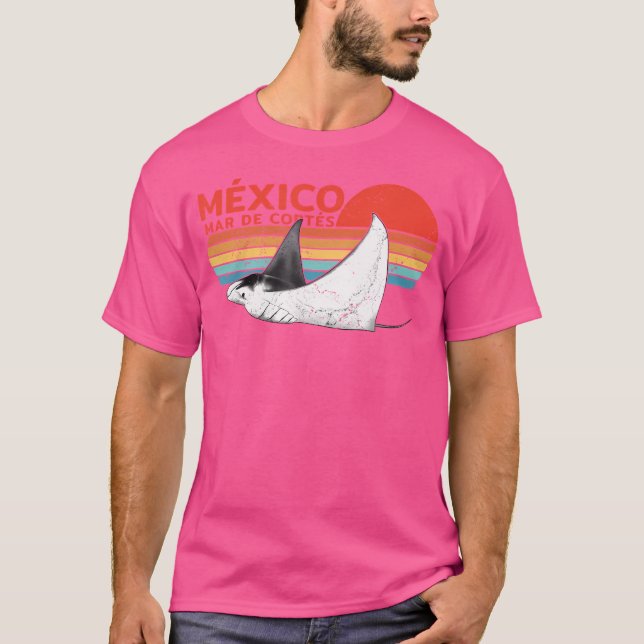 Camiseta Manta Ray Mar De Cortez México (Anverso)