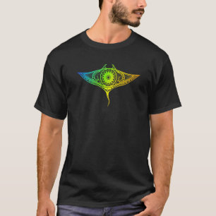 Camiseta Manta Ray Polinesia Art Maori Hawaii Tropical Sti