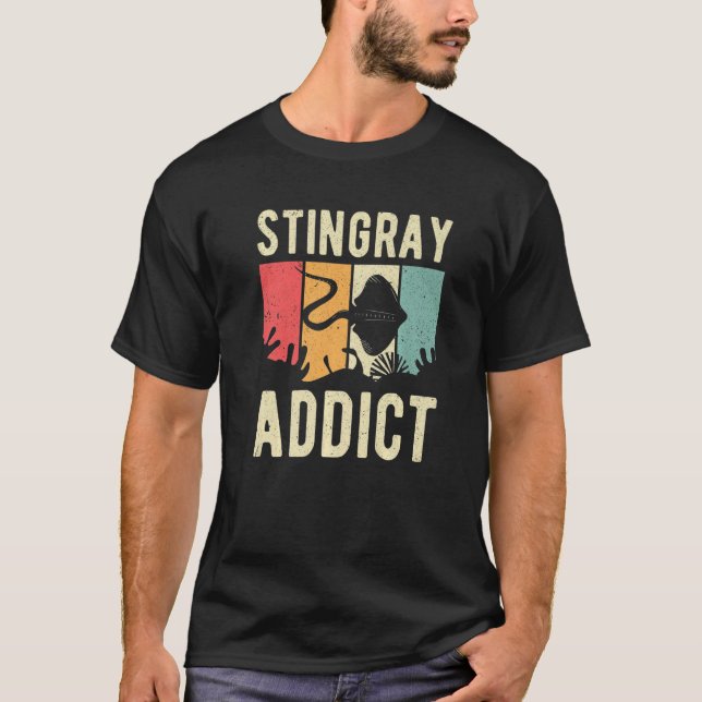 Camiseta Manta Ray Stingray Addict Stingrays (Anverso)