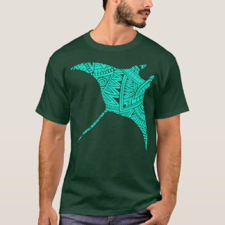 Camiseta Manta Ray Tattoo tribal maorí