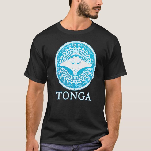 Camiseta Manta Ray Tonga Roots Orgullo (Anverso)