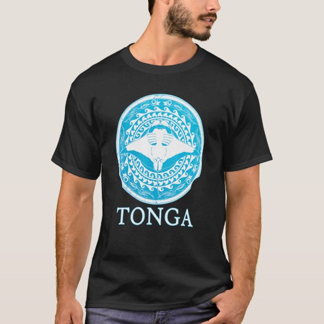 Camiseta Manta Ray Tonga Roots Orgullo (Anverso)