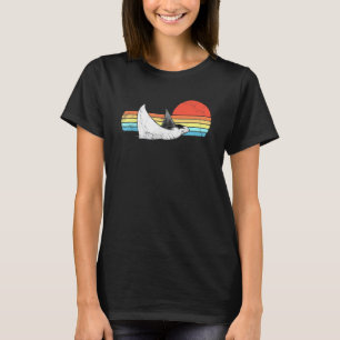 Camiseta Manta Ray Vintage Sunset