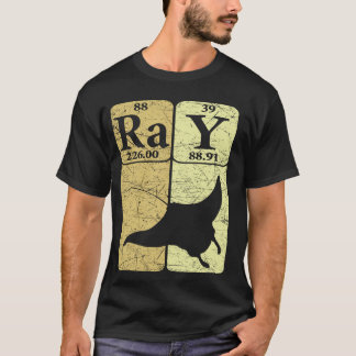 Camiseta Manta Raya Elementos de la Tabla Periódica Stingra