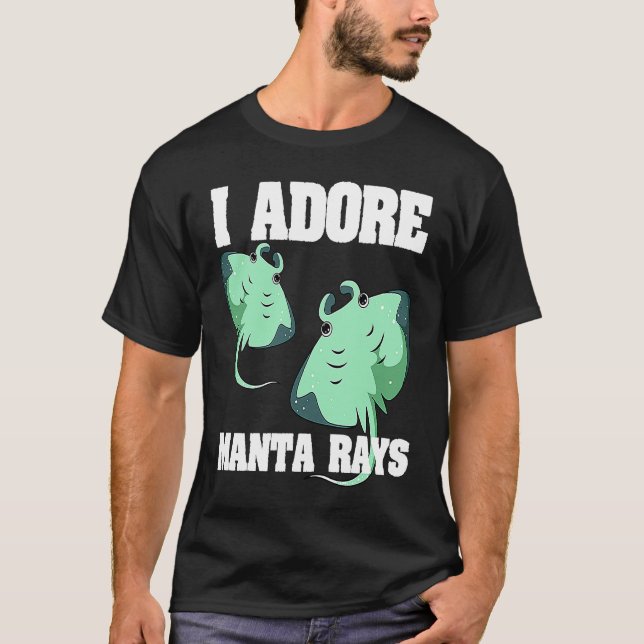 Camiseta Manta Raya Pez Mantarraya Biólogo Oceánico Mantas (Anverso)