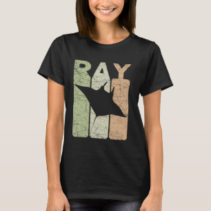 Camiseta Manta Raya Stingray Vintage Retro Oceanología