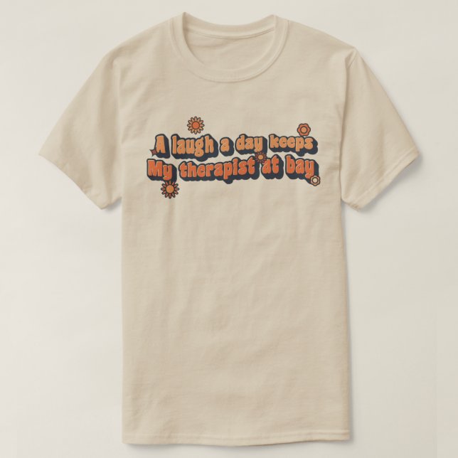 Camiseta Mantén A La Altura Tu Terapia (Diseño del anverso)