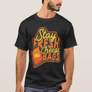 Camiseta Mantén bolsas de queso frescas - Queso de crema lá