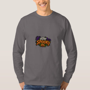 Camiseta MANTÉN EL MIEDO – Diseño Tenebroso de Halloween