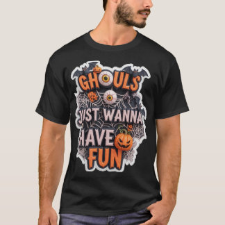 Camiseta Mantén espeluznante gráfico 3D de Halloween con mu
