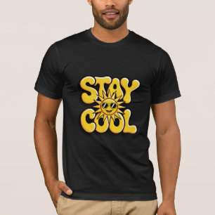 Camiseta Mantén Fresco Retro Sol Con Gafas De Sol