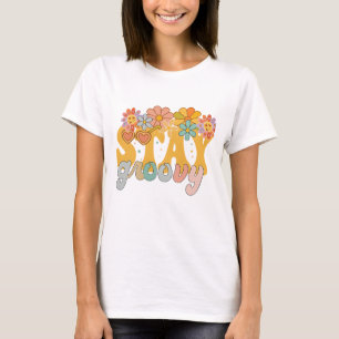 Camiseta Mantén Groovy Retro Hippie