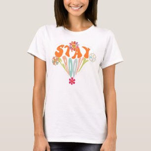 Camiseta Mantén Groovy Retro Hippie