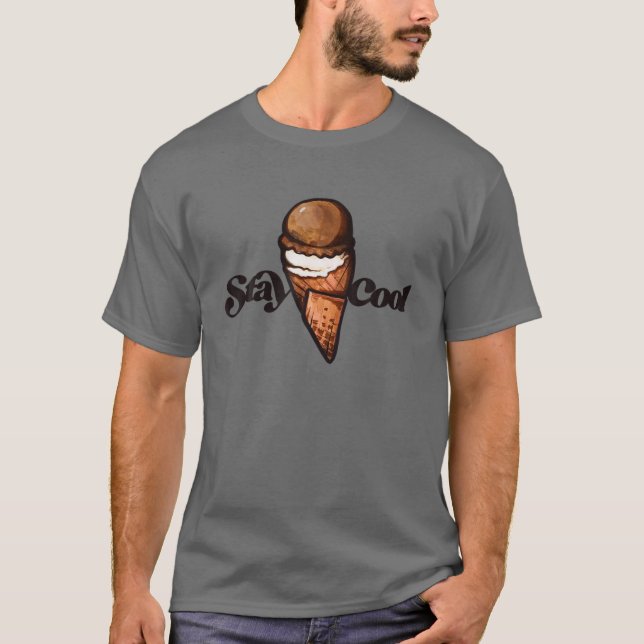 Camiseta Mantén Guay Chill Out Ice Cream (Anverso)