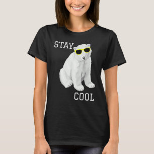 Camiseta Mantén Guay Polar Bear Cute Animals Winter