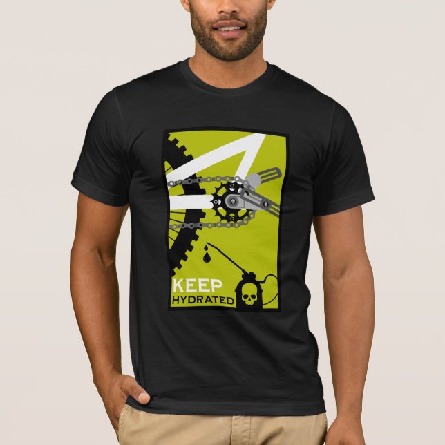 Camiseta Mantén Hidratada Bicicleta (Anverso)