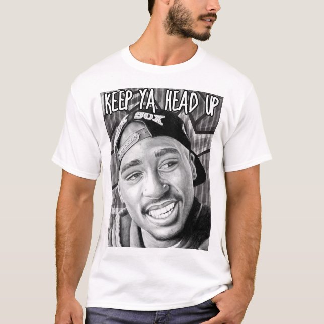 Camiseta Mantén la cabeza arriba (Anverso)