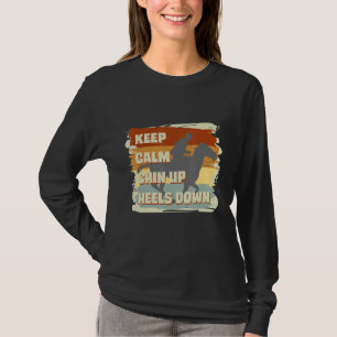 Camiseta Mantén La Calle Con Los Talones Altos En Los Diseñ