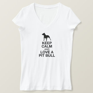 Camiseta Mantén La Calle Y Amas Un Toro De Pit Vertical