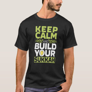 Camiseta Mantén La Calle Y Construye Tu Sukkah Sukkot Day L