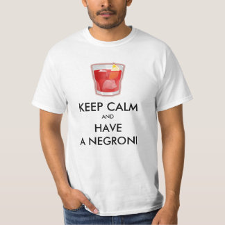 Camiseta Mantén la Calma - Cóctel Negroni