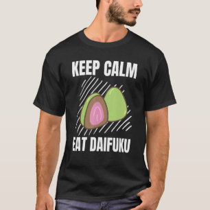Camiseta Mantén la calma comiendo Daifuku Vintage Grunge Da