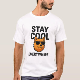 Camiseta Mantén la Calma en Todas Partes Perro