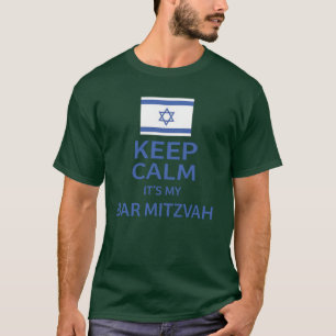 Camiseta Mantén la calma es gracioso mi bar Mitzvah