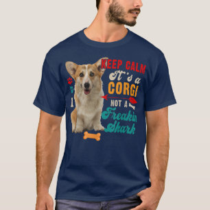 Camiseta Mantén La Calma Es Un Corgi No Un Burro Gracioso Q