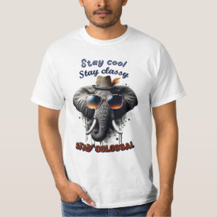 Camiseta Mantén la Calma, Mantén la Clase, Mantén lo Colosa