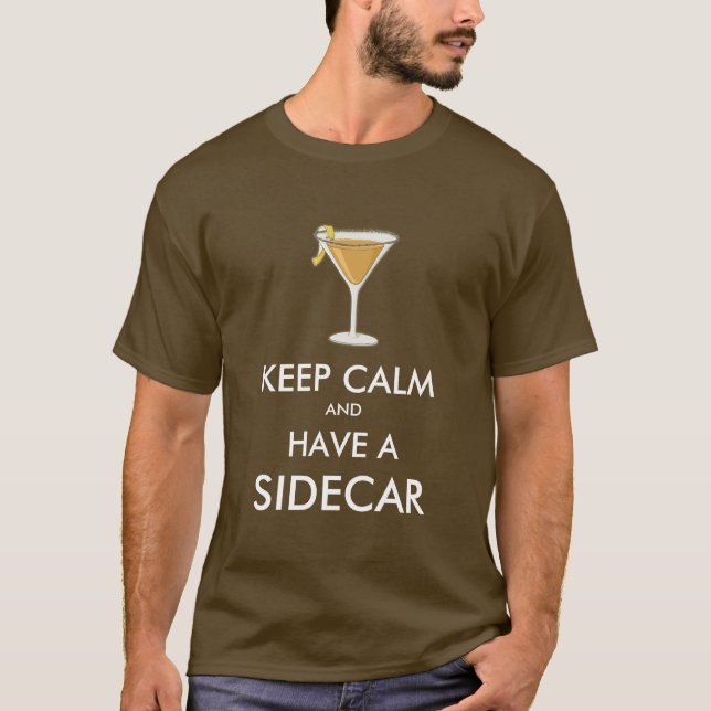 Camiseta Mantén la calma - Sidecar (Anverso)