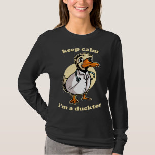 Camiseta Mantén la calma, soy el patólogo divertido Doctor