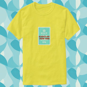 Camiseta Mantén la calma, tira cosas